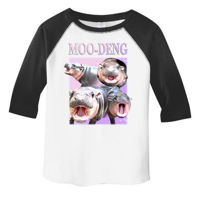 Purple Moo Deng Meme Hippo Funny Toddler Fine Jersey T-Shirt