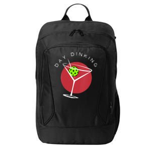 Pickleball Martini Day Drinking Athlete Coach Sports Lover City Backpack