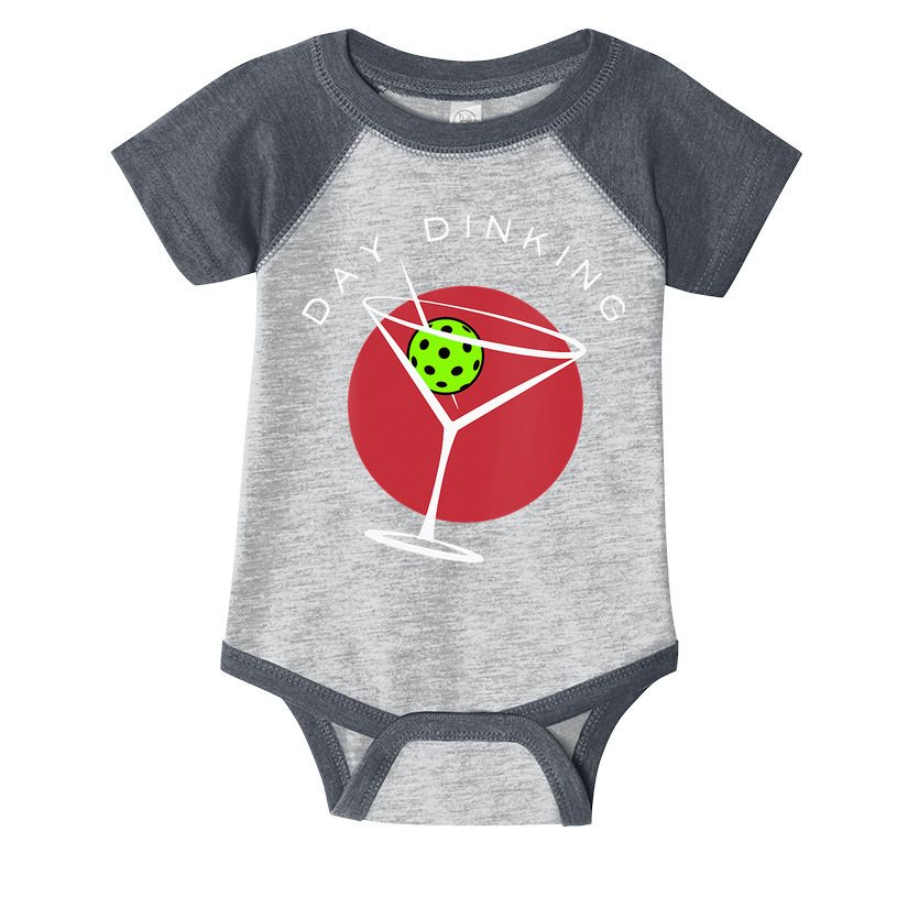 Pickleball Martini Day Drinking Athlete Coach Sports Lover Infant Baby Jersey Bodysuit
