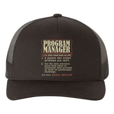 Program Manager Definition Yupoong Adult 5-Panel Trucker Hat