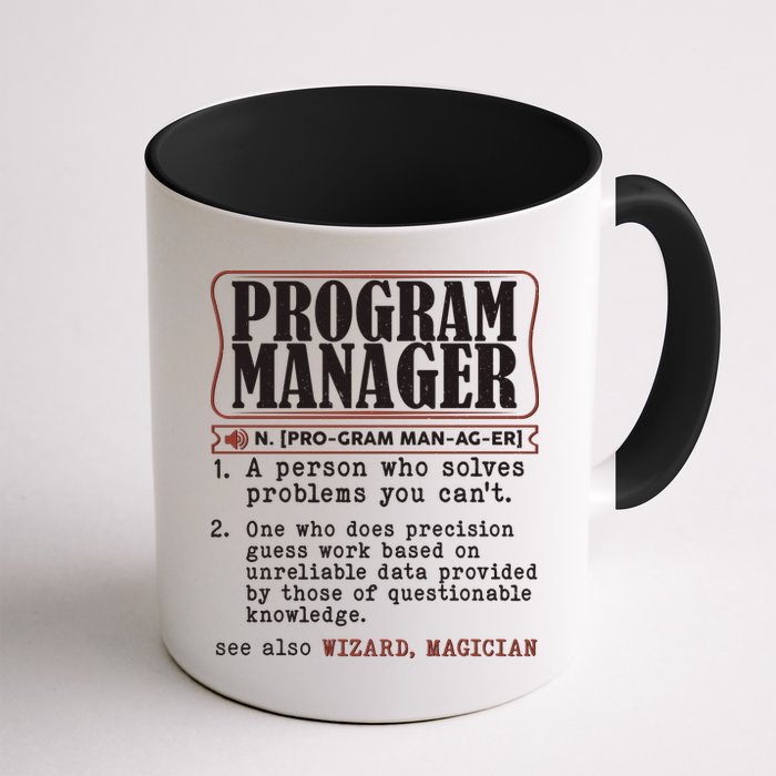 Program Manager Definition Coffee Mug