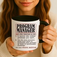 Program Manager Definition Coffee Mug