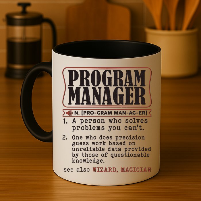 Program Manager Definition Coffee Mug