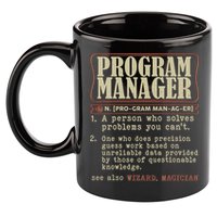 Program Manager Definition 11oz C Handle Ceramic Mug