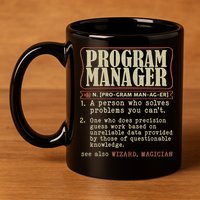 Program Manager Definition 11oz C Handle Ceramic Mug