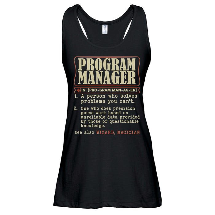 Program Manager Definition Ladies Essential Flowy Tank