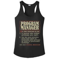 Program Manager Definition Ladies PosiCharge Competitor Racerback Tank