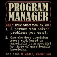 Program Manager Definition Tote Bag