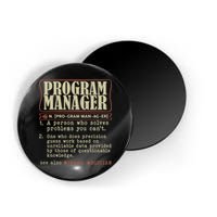 Program Manager Definition Magnet