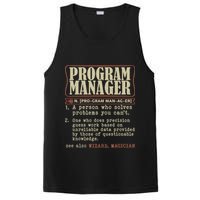 Program Manager Definition PosiCharge Competitor Tank