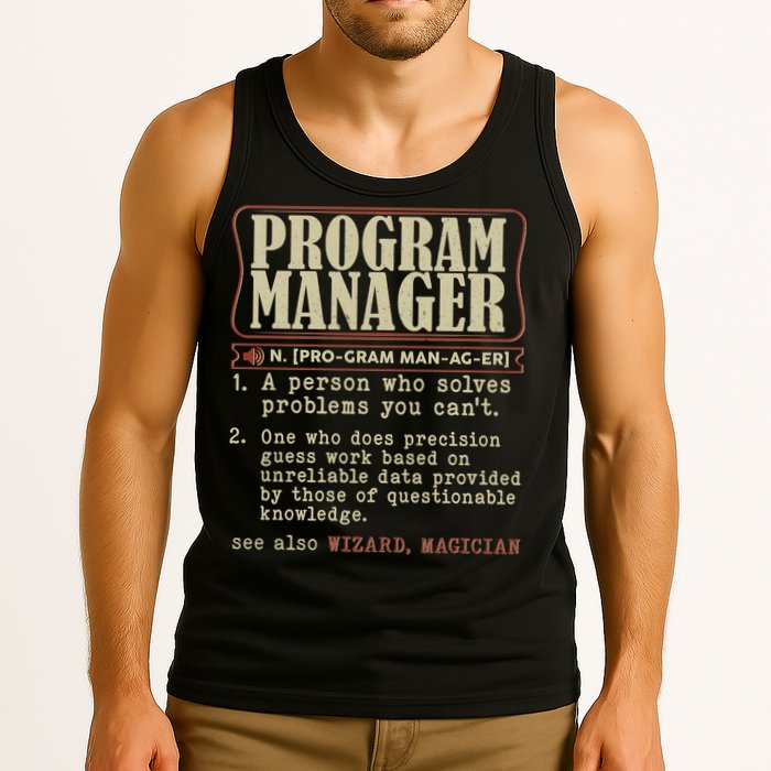 Program Manager Definition Tank Top