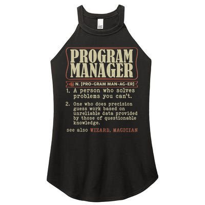 Program Manager Definition Women's Perfect Tri Rocker Tank