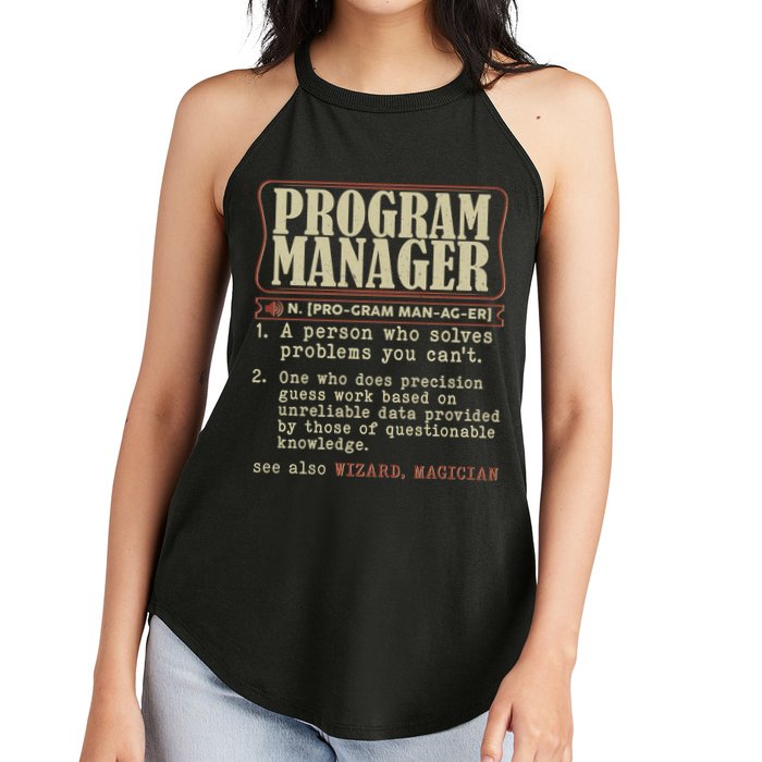 Program Manager Definition Women's Perfect Tri Rocker Tank