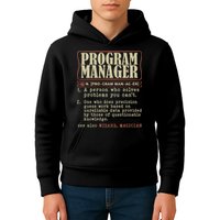 Program Manager Definition Kids Hoodie