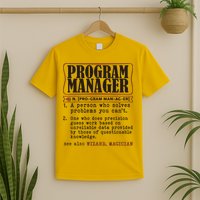 Program Manager Definition T-Shirt