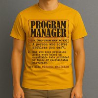 Program Manager Definition T-Shirt