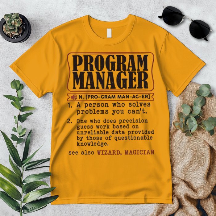 Program Manager Definition Premium T-Shirt