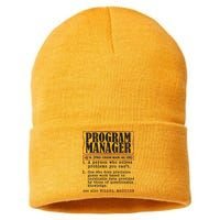 Program Manager Definition Sustainable Knit Beanie