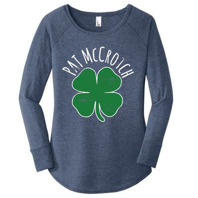 PAT McCROTCH Dirty Adult Irish ST PATRICKS DAY Gift Women's Perfect Tri Tunic Long Sleeve Shirt