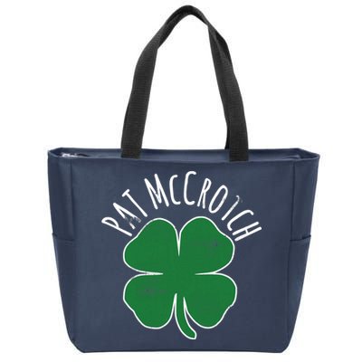 PAT McCROTCH Dirty Adult Irish ST PATRICKS DAY Gift Zip Tote Bag