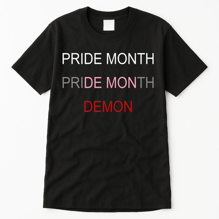 Pride Month Demon Tall T-Shirt