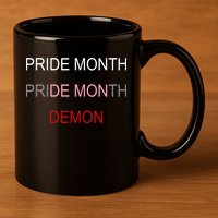 Pride Month Demon 11oz C Handle Ceramic Mug