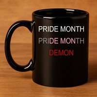 Pride Month Demon 11oz C Handle Ceramic Mug