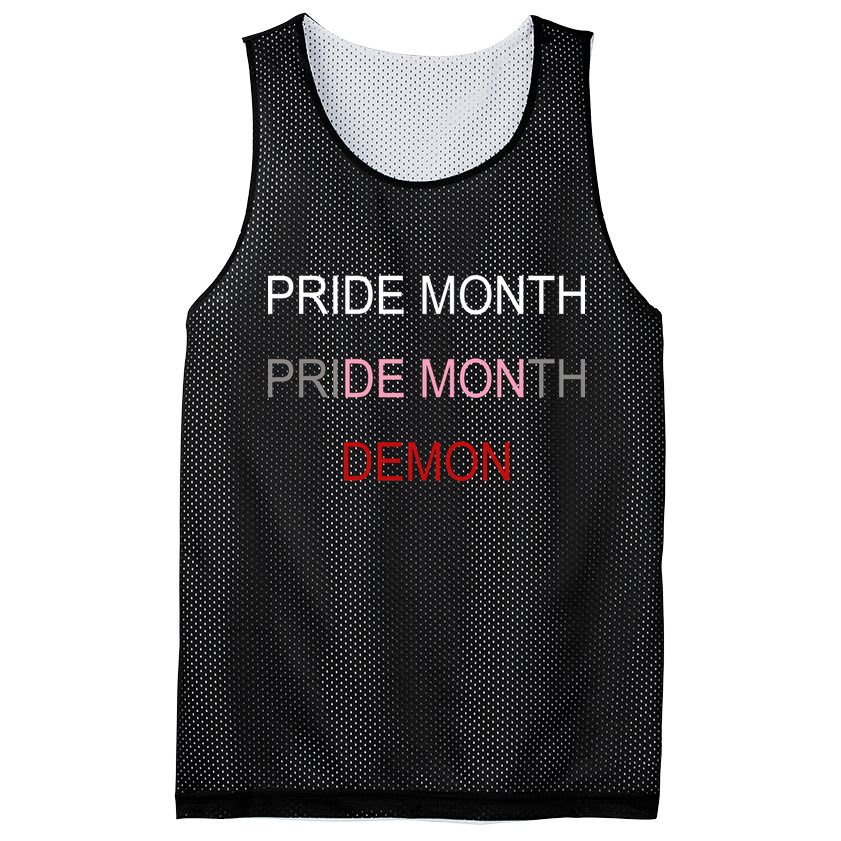 Pride Month Demon Mesh Reversible Basketball Jersey Tank