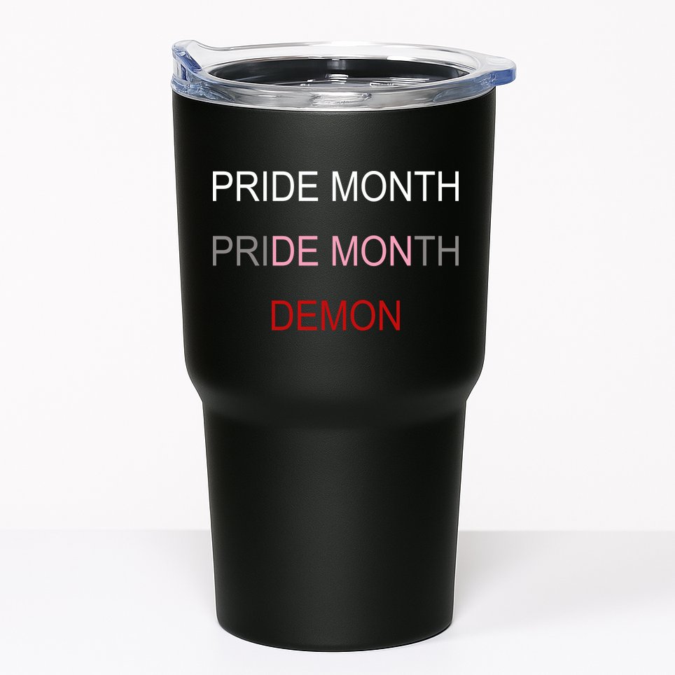 Pride Month Demon Tumbler