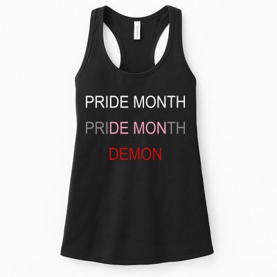 Pride Month Demon Womens Tank Top