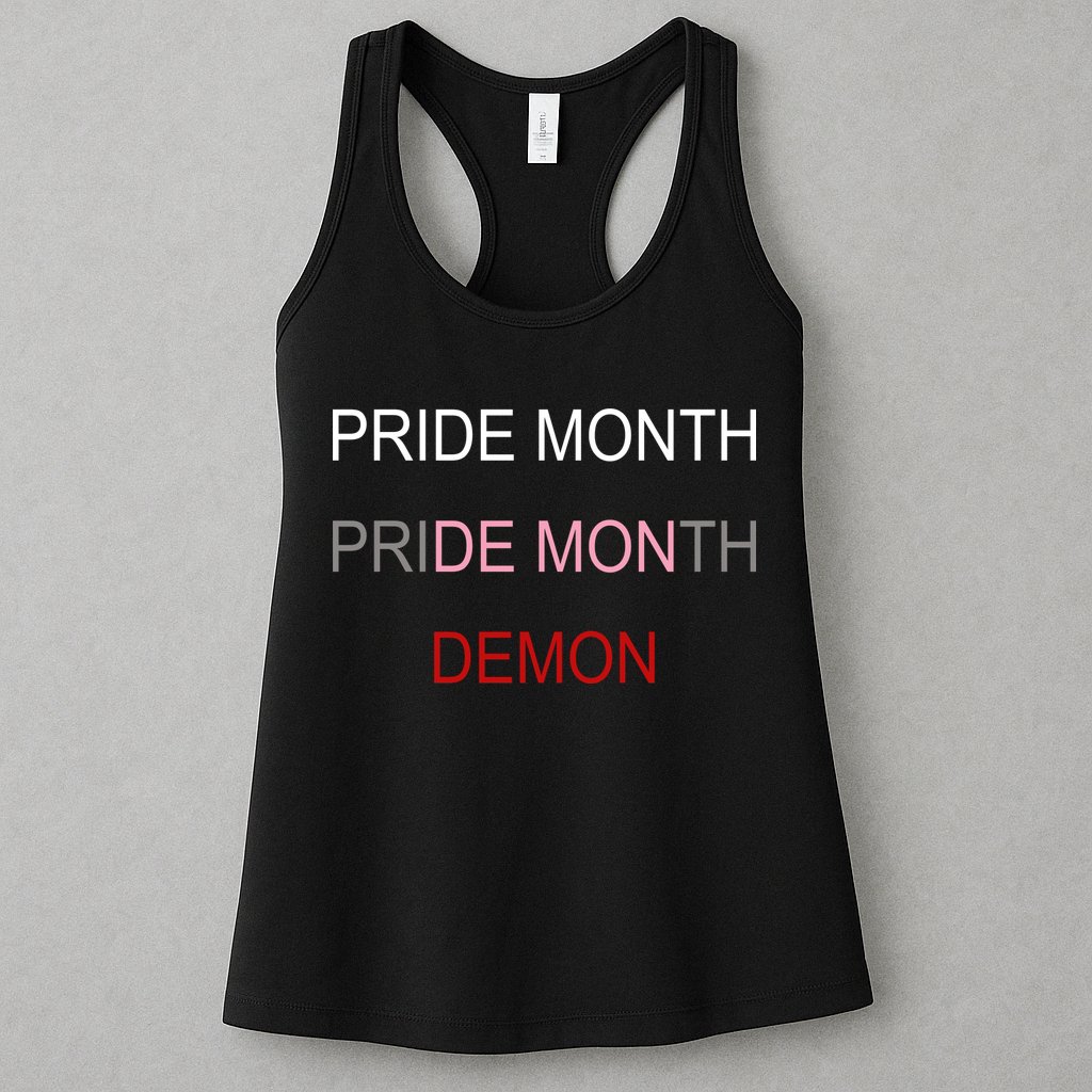 Pride Month Demon Womens Tank Top