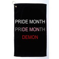 Pride Month Demon Golf Towel