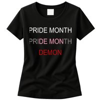 Pride Month Demon Womens T-Shirt