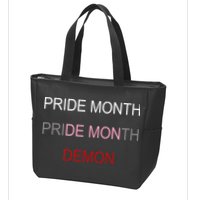 Pride Month Demon Zip Tote Bag