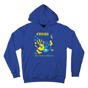 Proud Mama Down Syndrome Awareness T21 Gift Hoodie