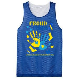 Proud Mama Down Syndrome Awareness T21 Gift Mesh Reversible Basketball Jersey Tank