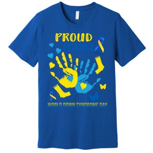 Proud Mama Down Syndrome Awareness T21 Gift Premium T-Shirt