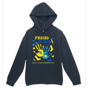 Proud Mama Down Syndrome Awareness T21 Gift Urban Pullover Hoodie