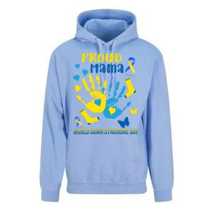 Proud Mama Down Syndrome Awareness T21 Gift Unisex Surf Hoodie