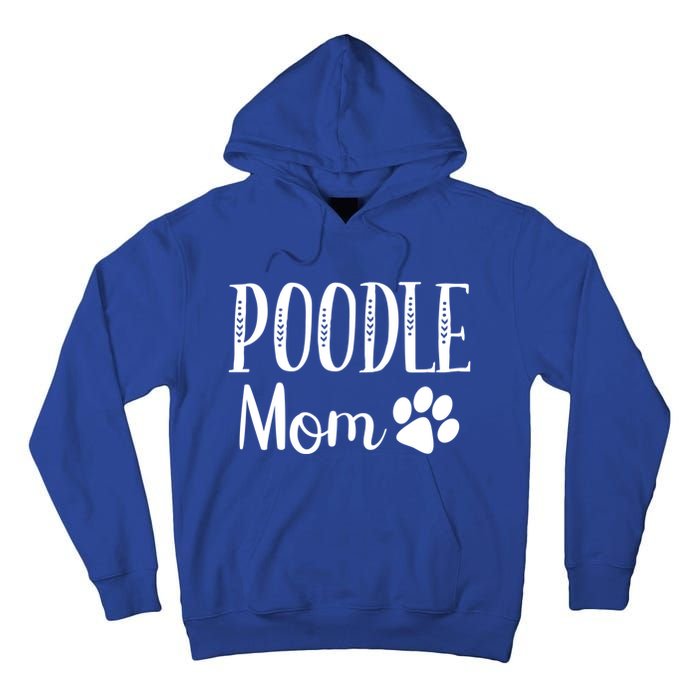 Poodle Mom Dog Lover Owner Cute Paw Print Arrow Gift Tall Hoodie