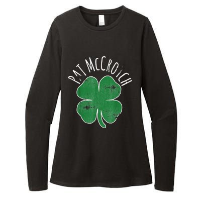 PAT McCROTCH Dirty Adult Irish ST PATRICKS DAY Womens CVC Long Sleeve Shirt