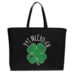 PAT McCROTCH Dirty Adult Irish ST PATRICKS DAY Cotton Canvas Jumbo Tote