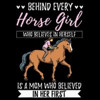 Proud Mama Daughter At Equestrian Horses Hobby Mommy Sweatshirt