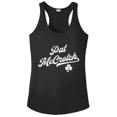 Pat McCrotch Dirty Adult Irish ST PATRICKS DAY Ladies PosiCharge Competitor Racerback Tank