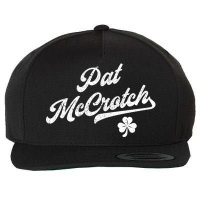 Pat McCrotch Dirty Adult Irish ST PATRICKS DAY Wool Snapback Cap