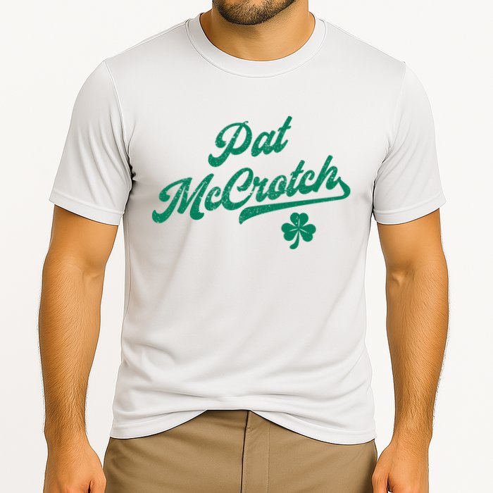 Pat McCrotch Dirty Adult Irish ST PATRICKS DAY Cooling Performance Crew T-Shirt