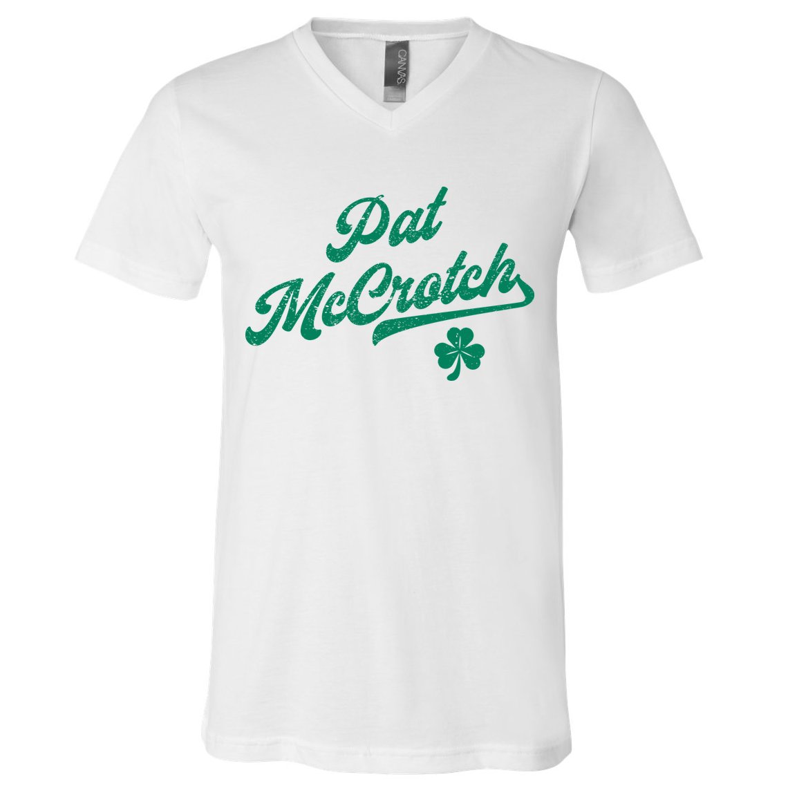 Pat McCrotch Dirty Adult Irish ST PATRICKS DAY V-Neck T-Shirt