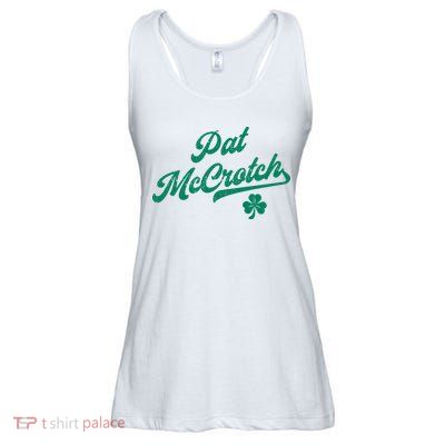 Pat McCrotch Dirty Adult Irish ST PATRICKS DAY Ladies Essential Flowy Tank