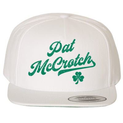 Pat McCrotch Dirty Adult Irish ST PATRICKS DAY Wool Snapback Cap