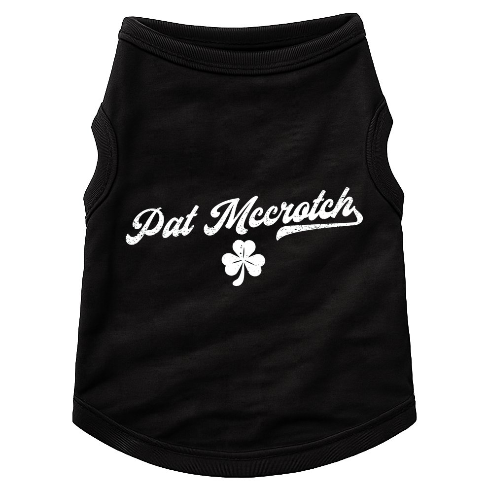 Pat McCrotch Dirty Adult Irish ST PATRICKS DAY Doggie Tank